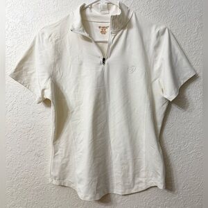 Ariat Performance Show Shirt Cream Size Medium
